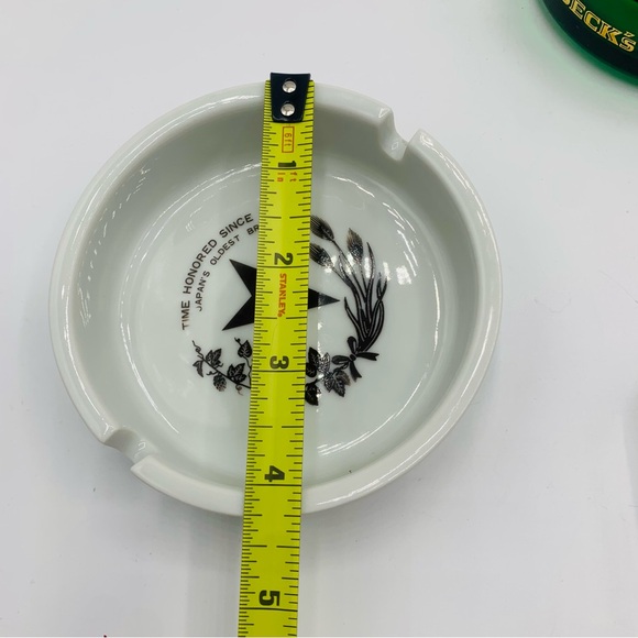 Vintage Lot of 4 Ashtrays Becks Beer Sapporo Golden Nugget & Jerry’s Nugget - Picture 10 of 16